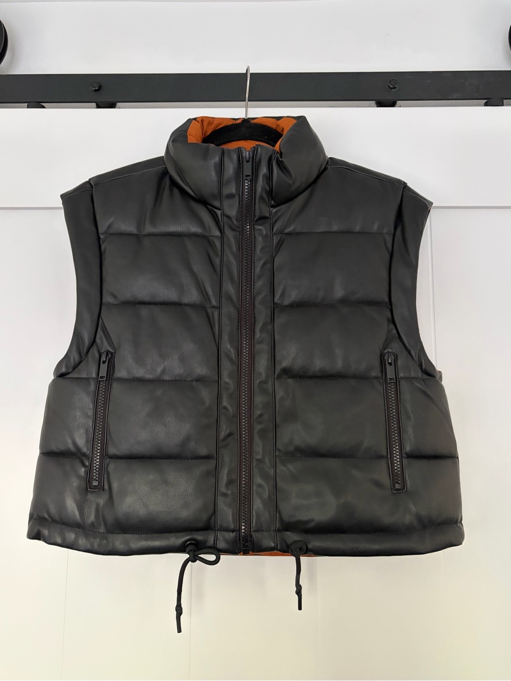 New Black Puffer Vest